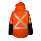 FR Rain Jacket with Segmented Reflective Tape