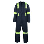 100% Cotton Industrial Work Coverall with Reflective Tape