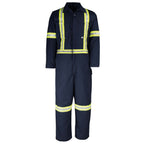 Premium High-Visibility Work Coverall with 360° Reflective Tape