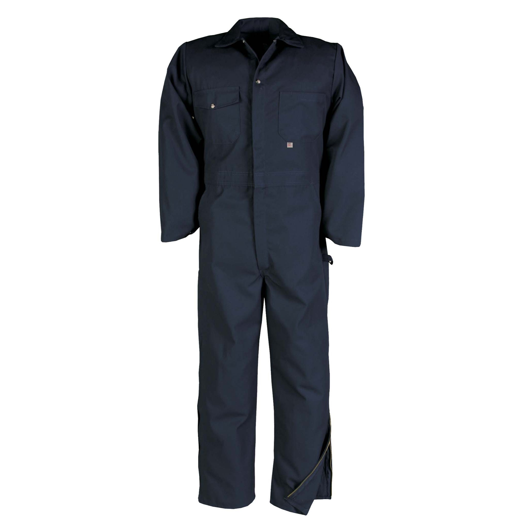 Deluxe Work Coverall with Leg Zipper