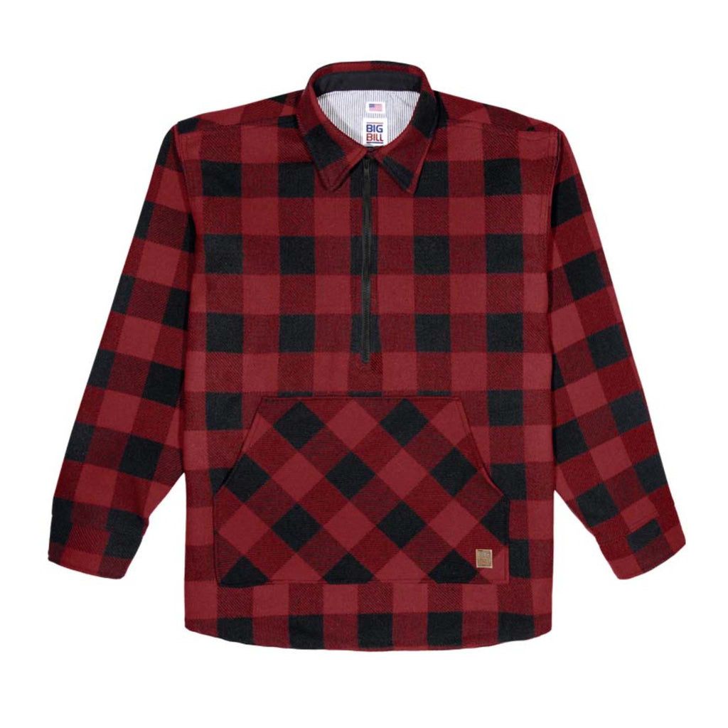 Wool Quarter-Zip Jac-Shirt