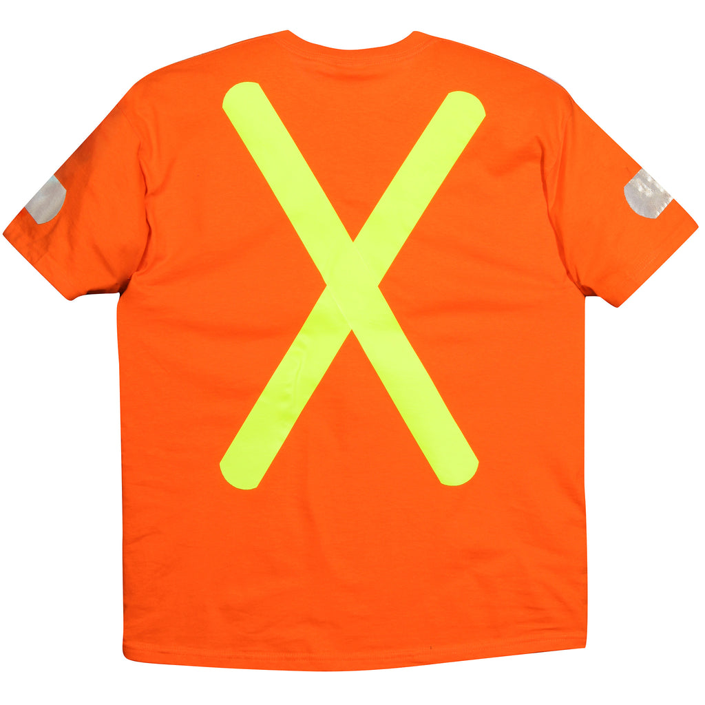 Short-Sleeve T-Shirt with Reflective Tape