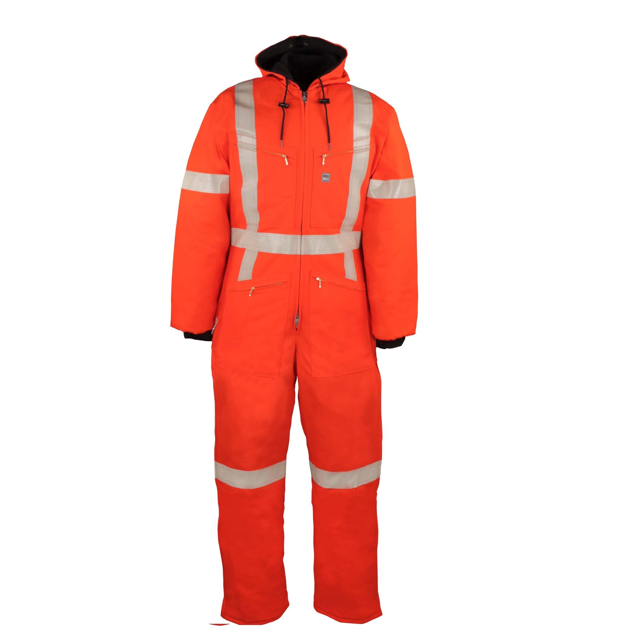 High-Visibility Duck Insulated Coverall – Big Bill