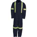 Premium Twill Lined Coverall with Reflective Material