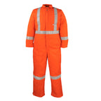 Premium Twill Insulated Coverall with Reflective Material