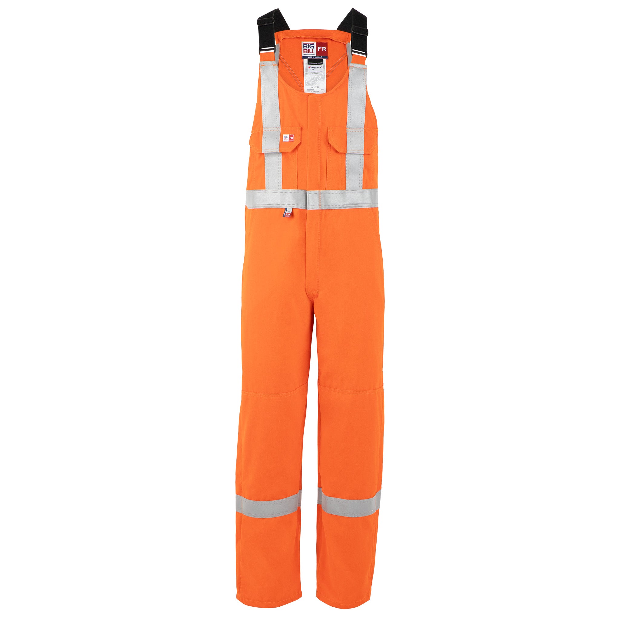 Unlined High-Visibility FR Bib Overall – Big Bill