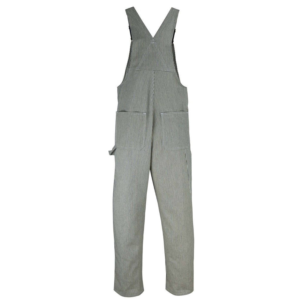 Hickory Stripe Bib Overall with Zip Front Closure