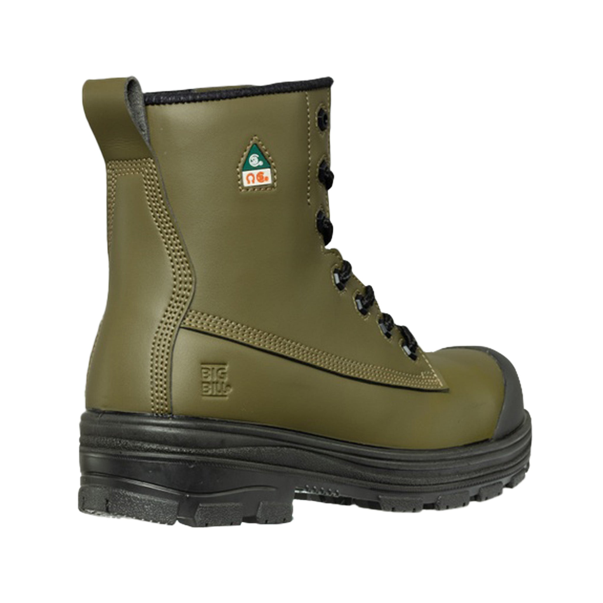 Men’s Vegan Metal Free Work Boots 8"