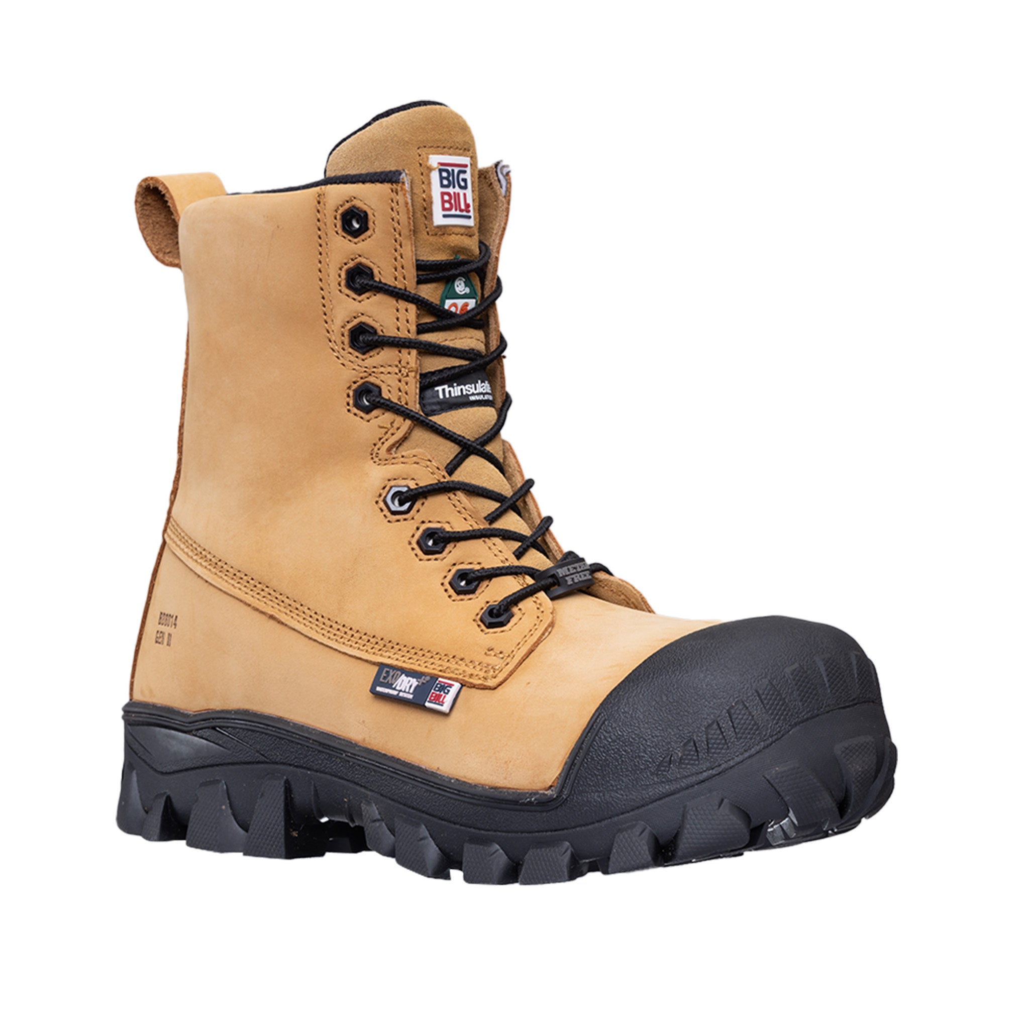Traction 4X4 Waterproof 8" Metal Free Work Boots