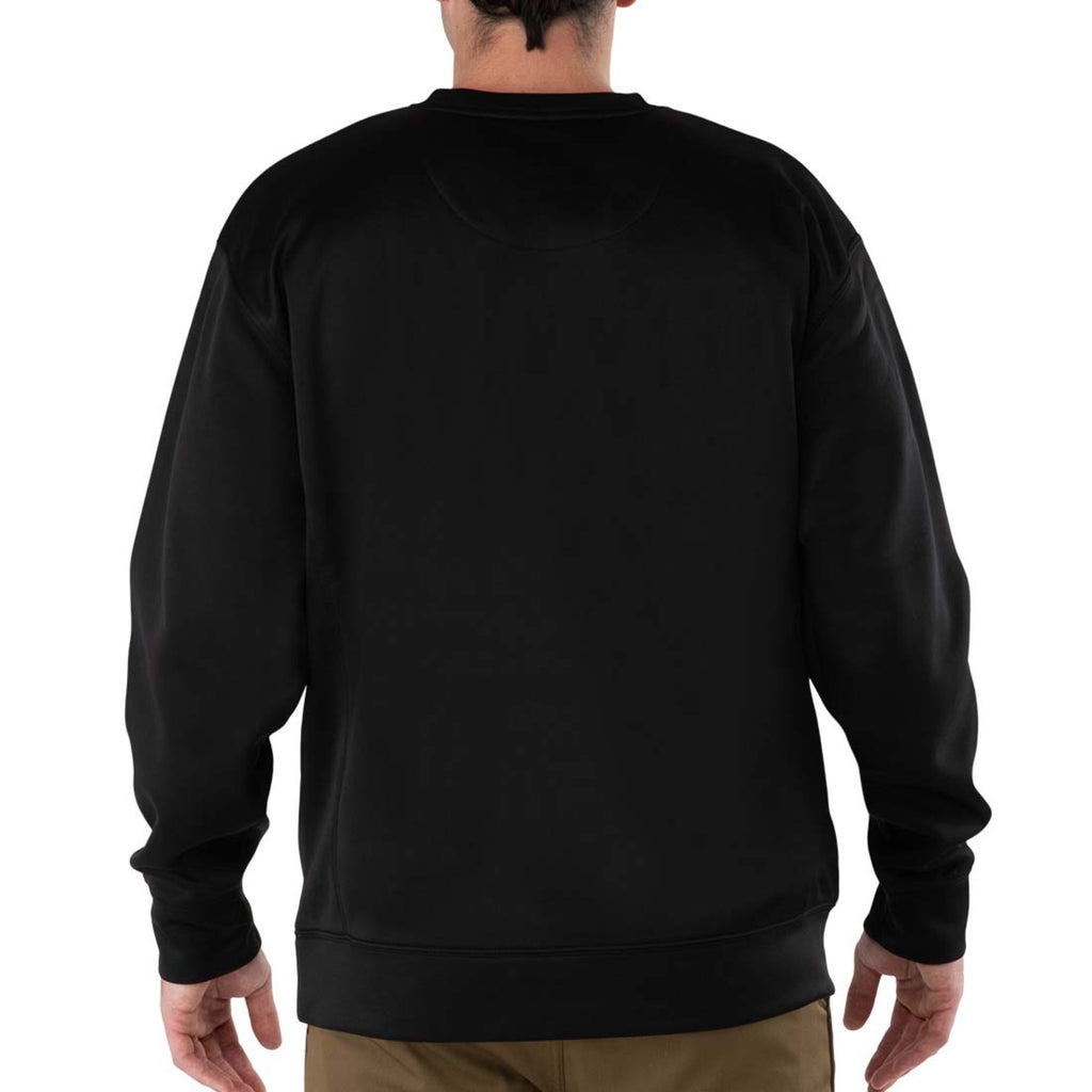 Technical Fleece Crewneck with Graphic Logo