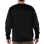 Technical Fleece Crewneck with Graphic Logo