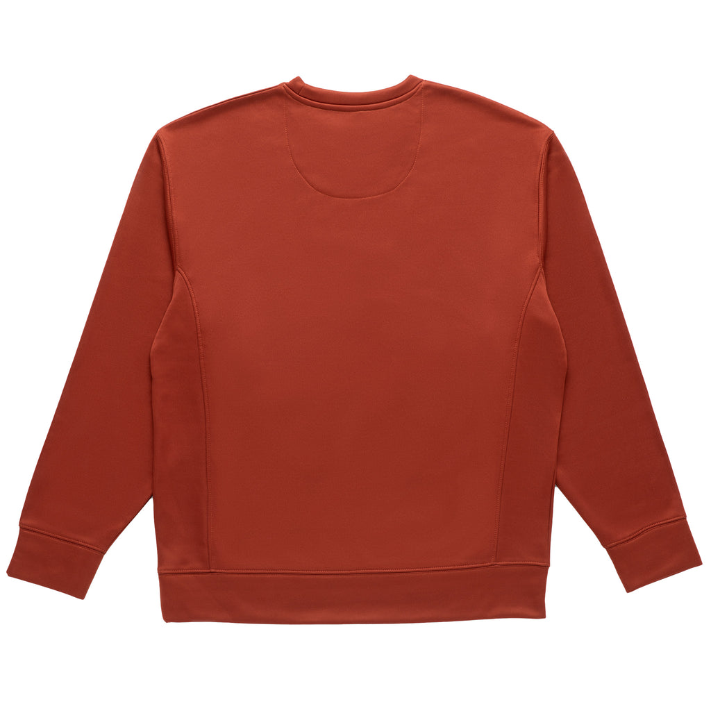 Technical Fleece Crewneck with Graphic Logo