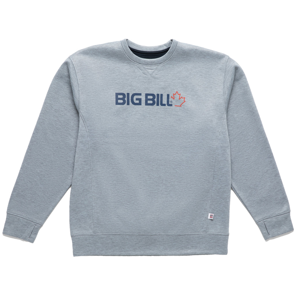 Technical Fleece Crewneck with Graphic Logo