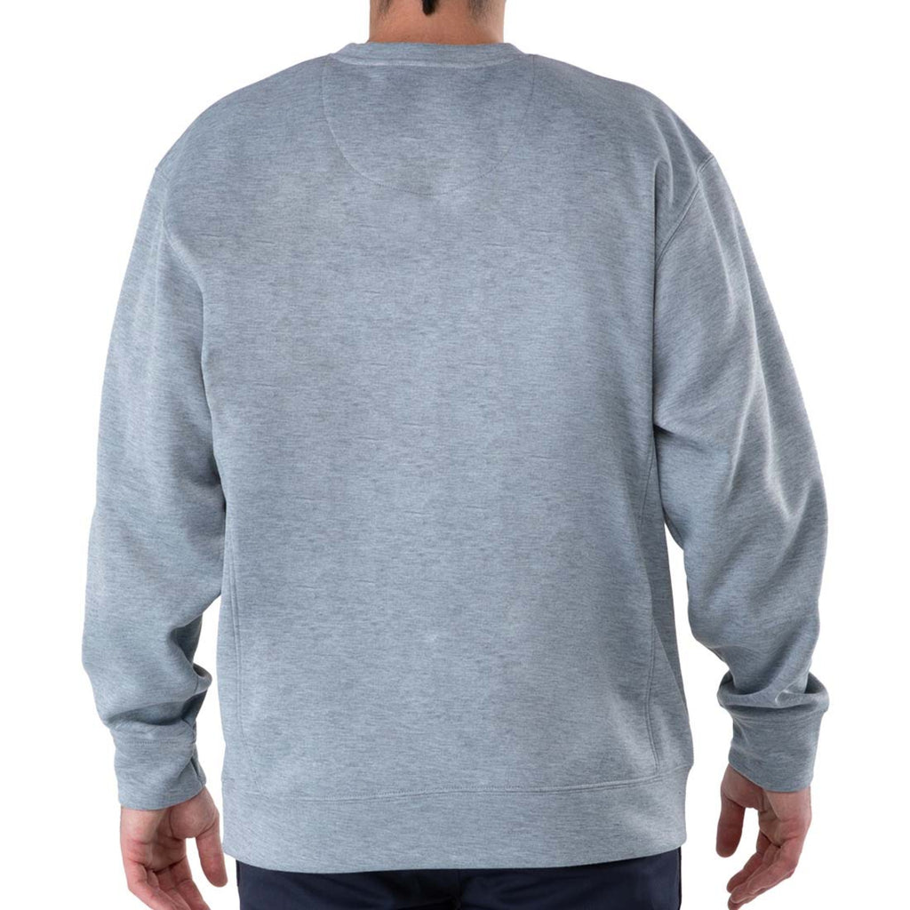 Technical Fleece Crewneck with Graphic Logo