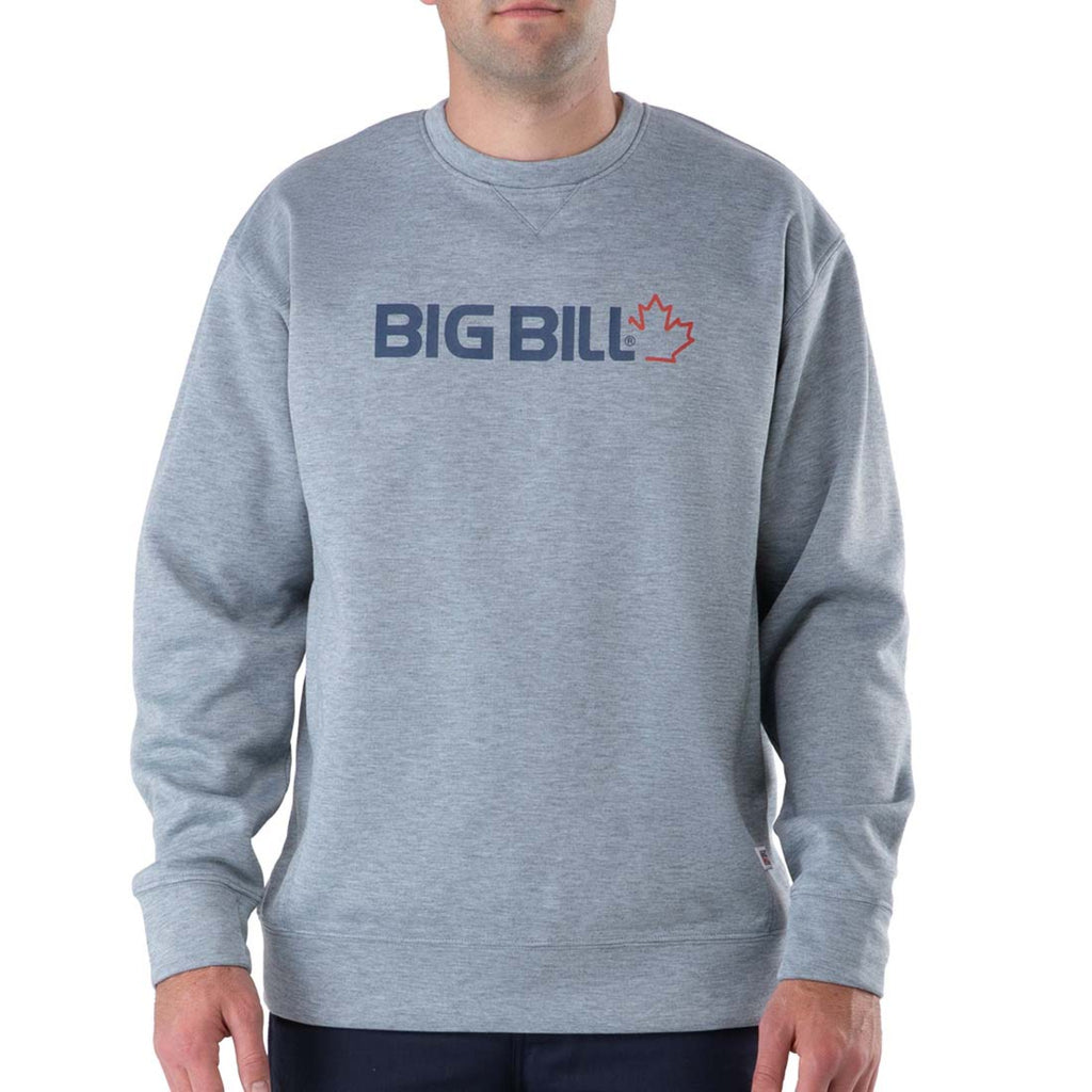 Technical Fleece Crewneck with Graphic Logo