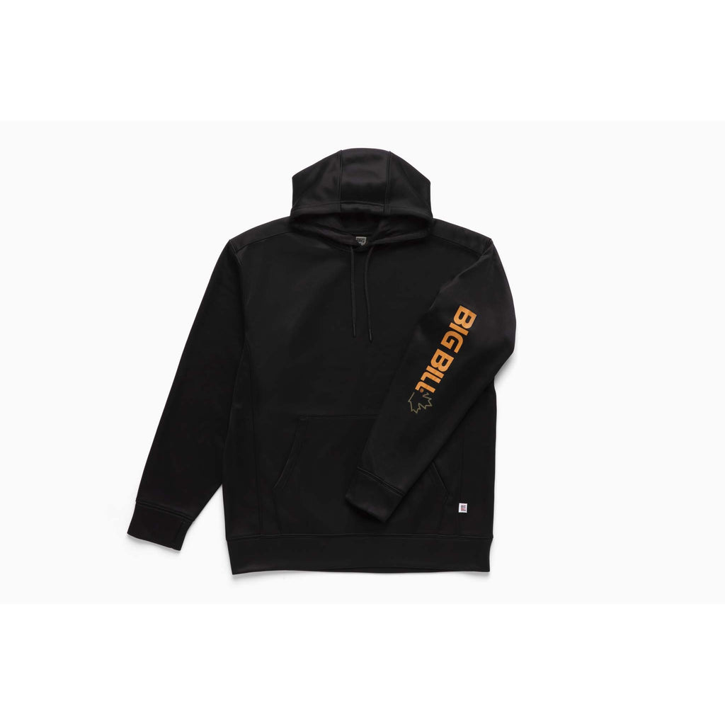 Technical Fleece Pullover Hoodie with graphic logo