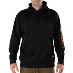 Technical Fleece Pullover Hoodie with graphic logo