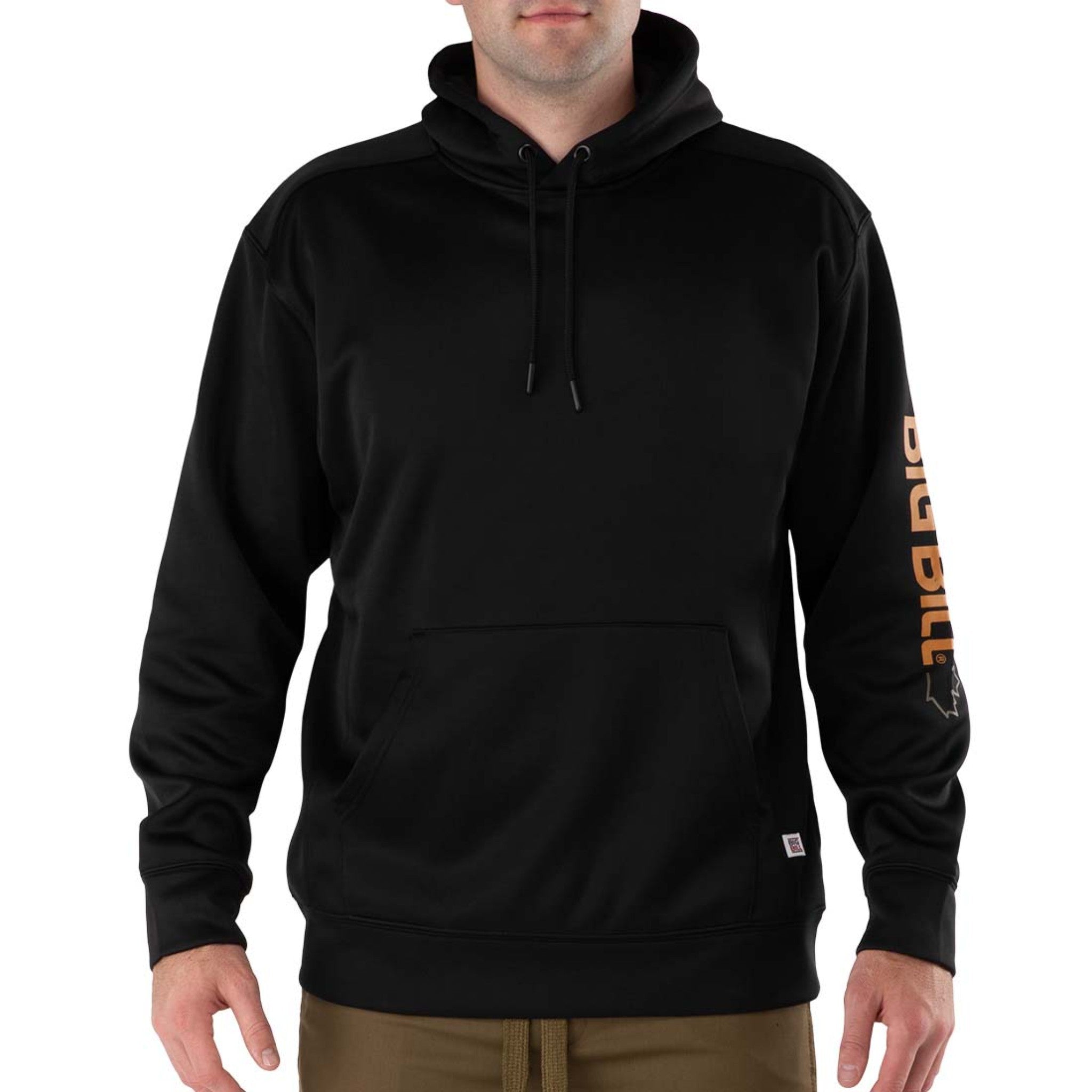 Technical Fleece Pullover Hoodie with graphic logo