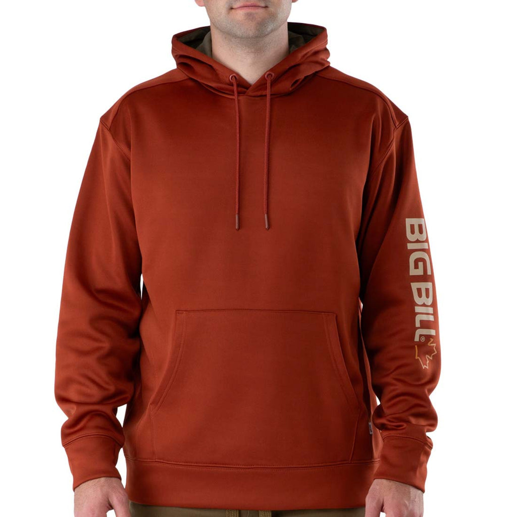 Technical Fleece Pullover Hoodie with graphic logo