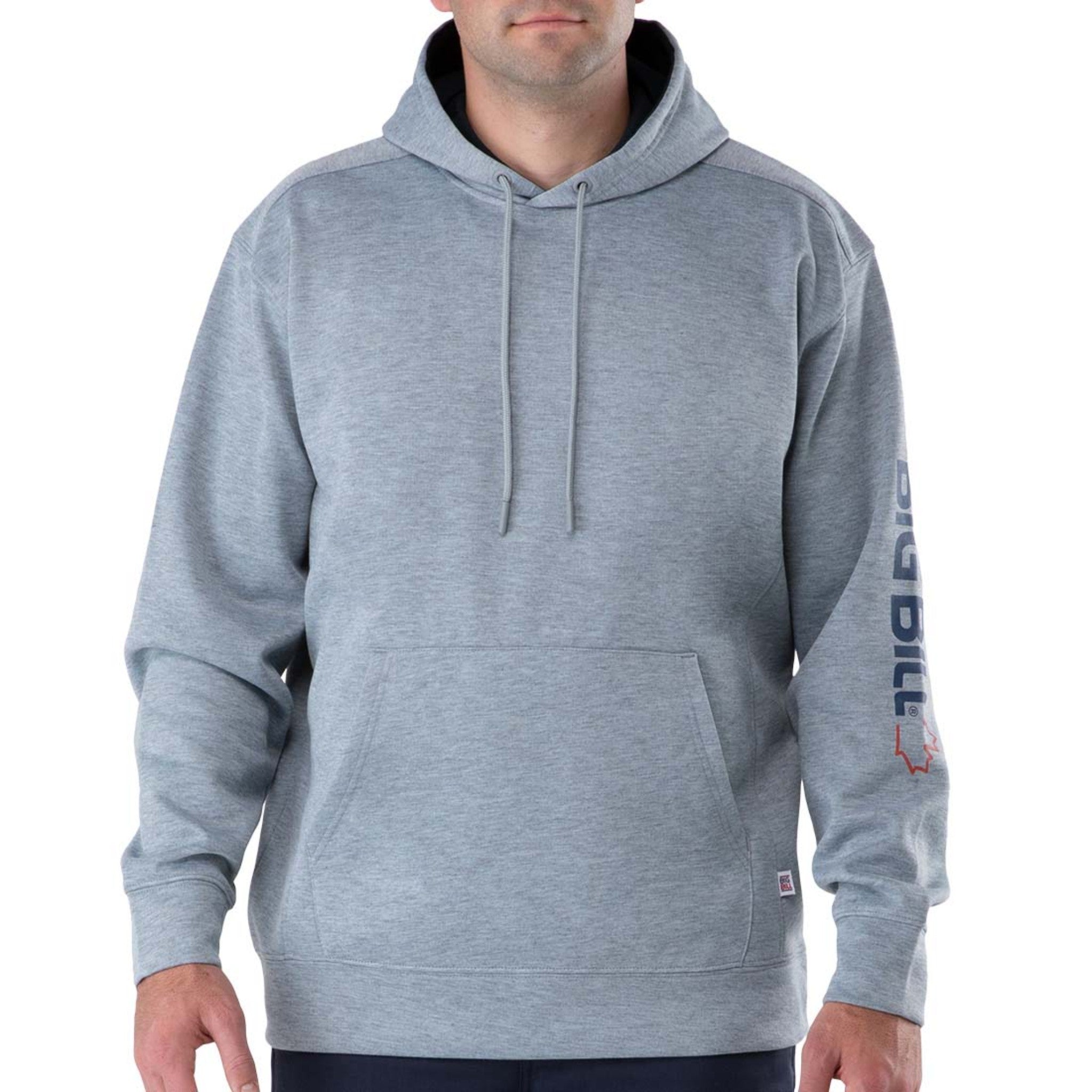 Technical Fleece Pullover Hoodie with graphic logo
