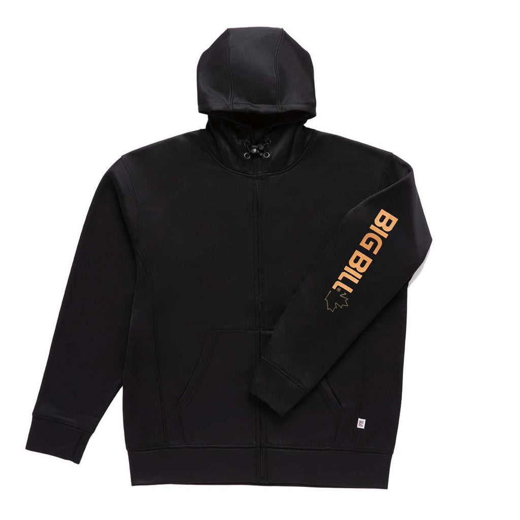 Technical Fleece Full-Zip Hoodie with Graphic Logo