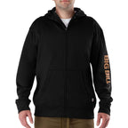 Technical Fleece Full-Zip Hoodie with Graphic Logo