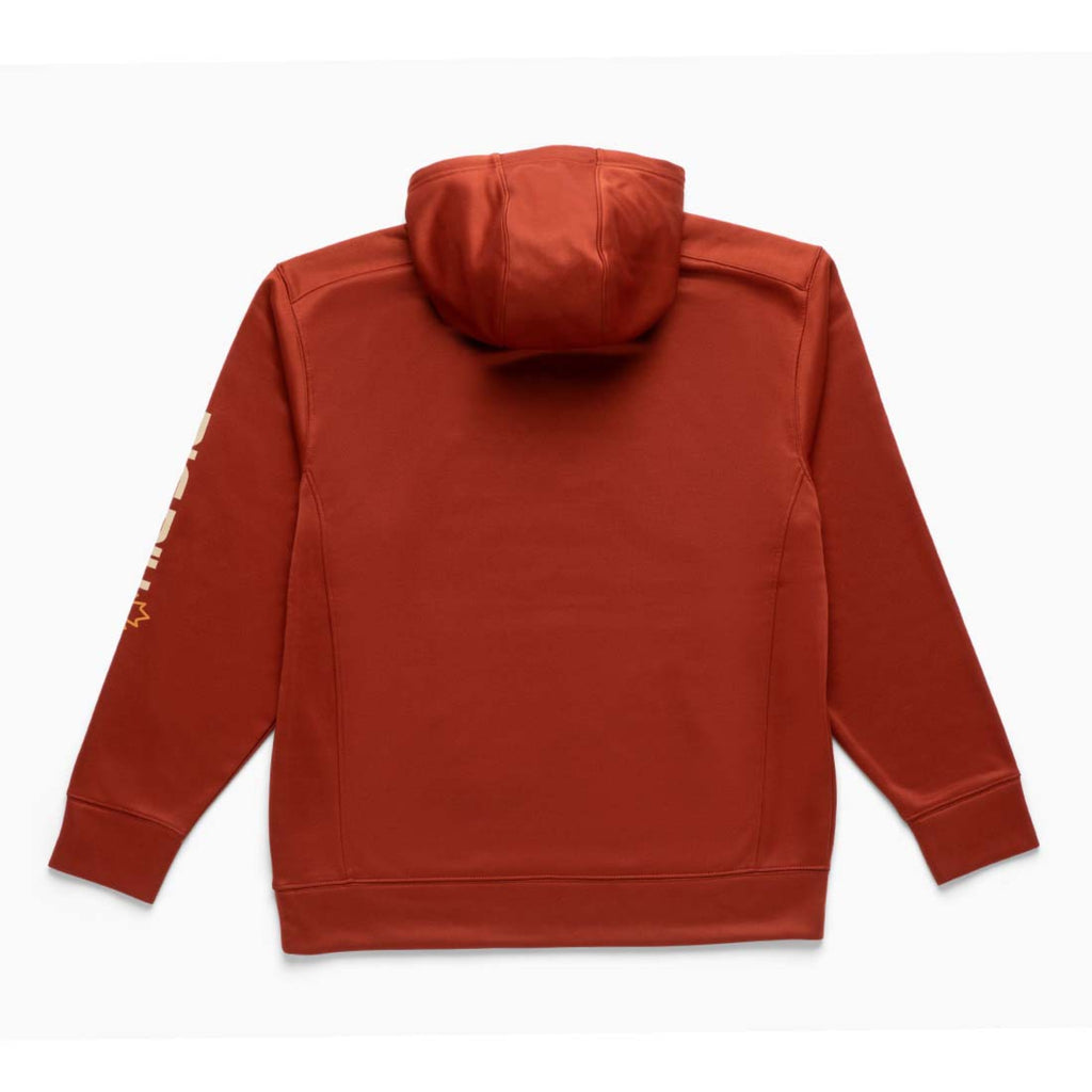 Technical Fleece Full-Zip Hoodie with Graphic Logo