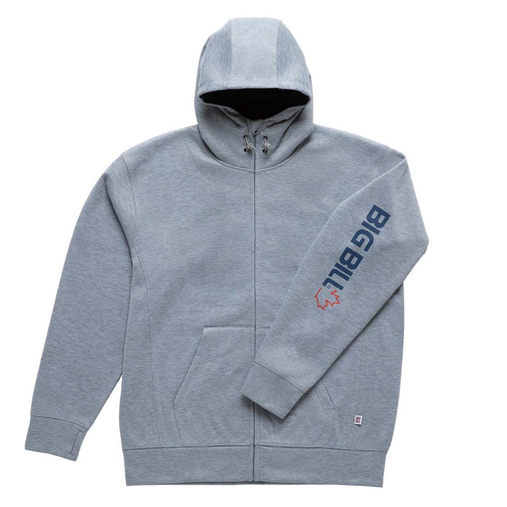 Technical Fleece Full-Zip Hoodie with Graphic Logo
