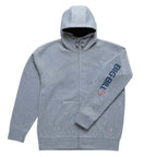 Technical Fleece Full-Zip Hoodie with Graphic Logo