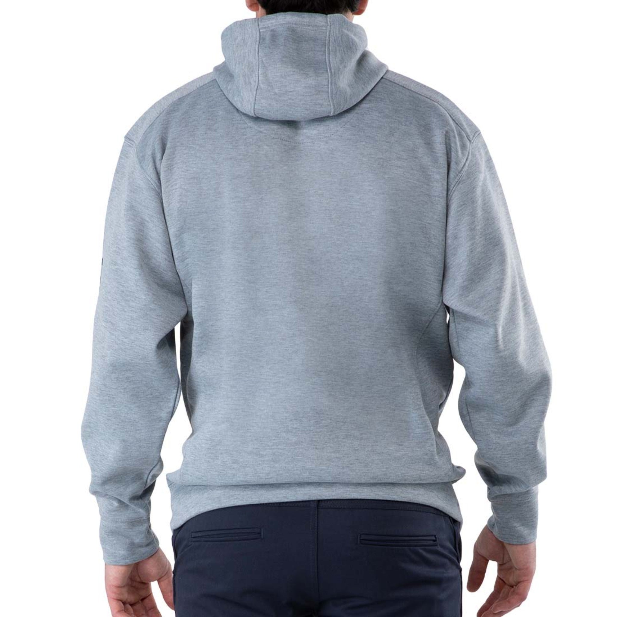 Technical Fleece Full-Zip Hoodie with Graphic Logo