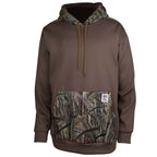Fleece Hoodie with Camo Pocket