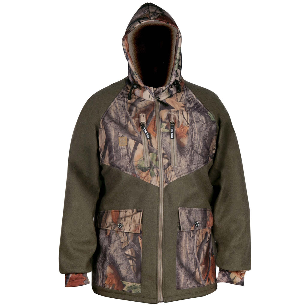 Merino Wool Hunting Jacket with Game Bag