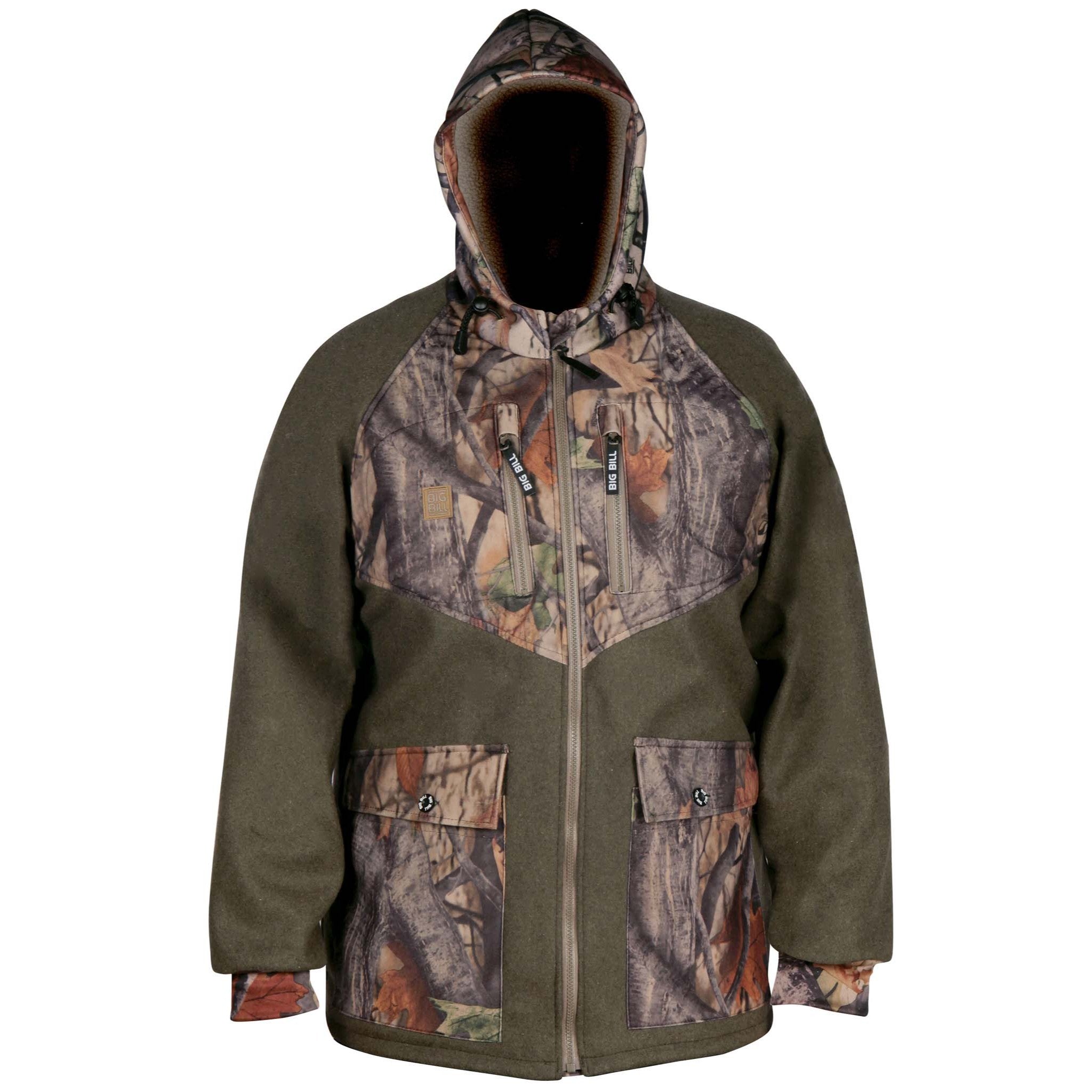Merino Wool Hunting Jacket with Game Bag