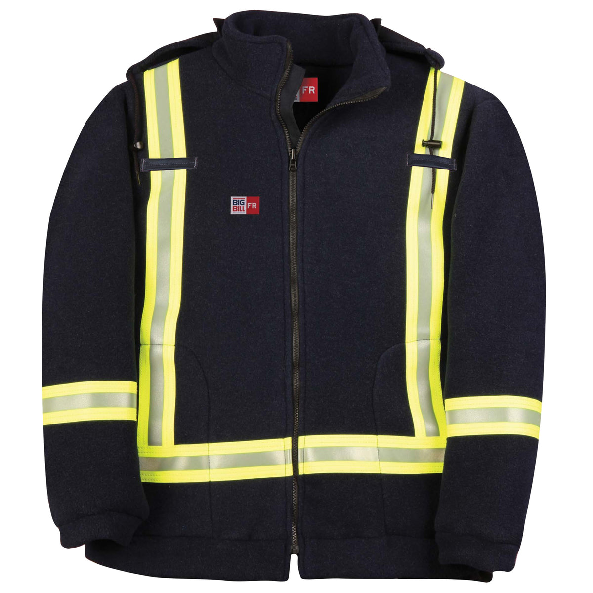 Thermal FR Jacket Liner with Reflective Tape and Mic Loops