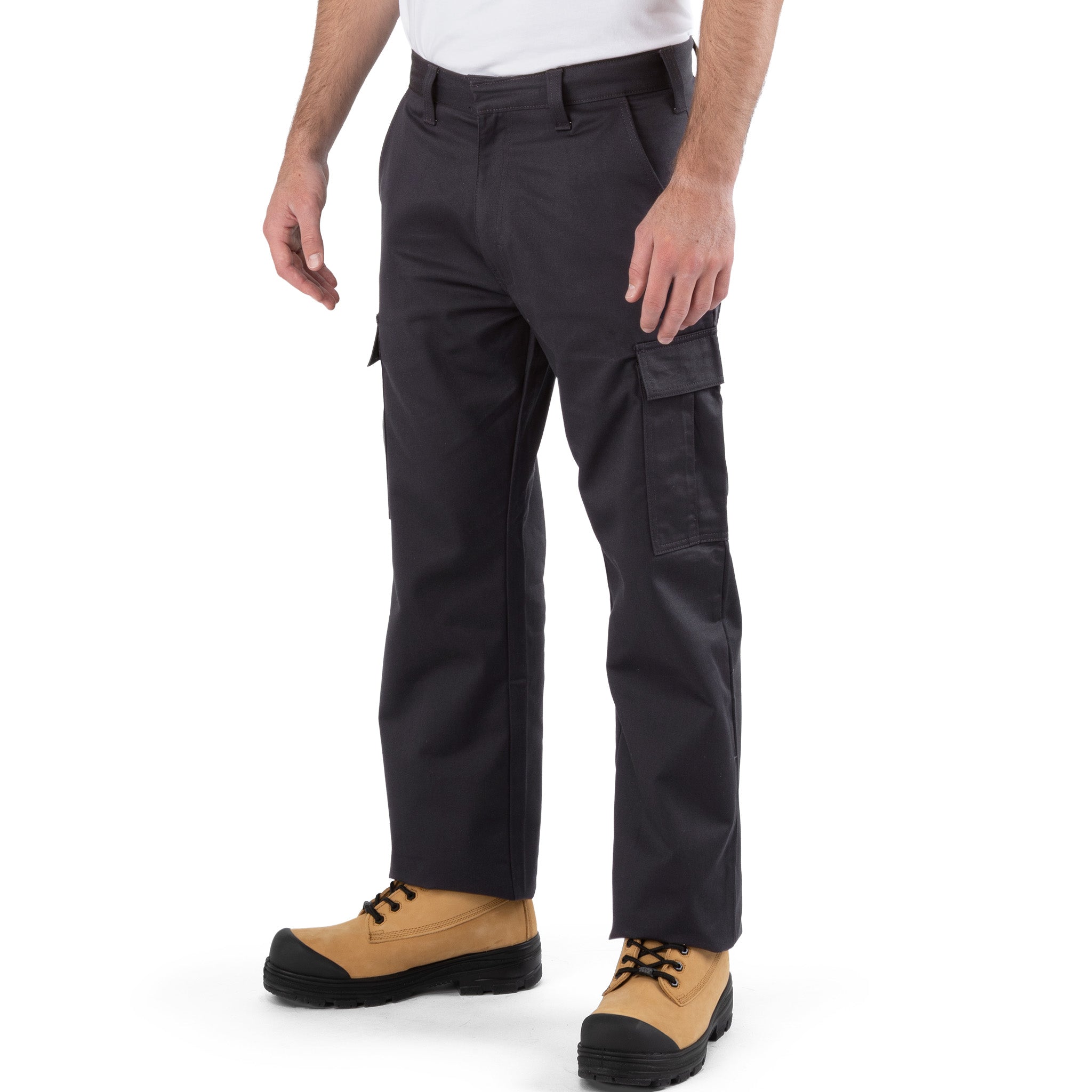 Relaxed Fit Wrinkle Free Cargo Pants