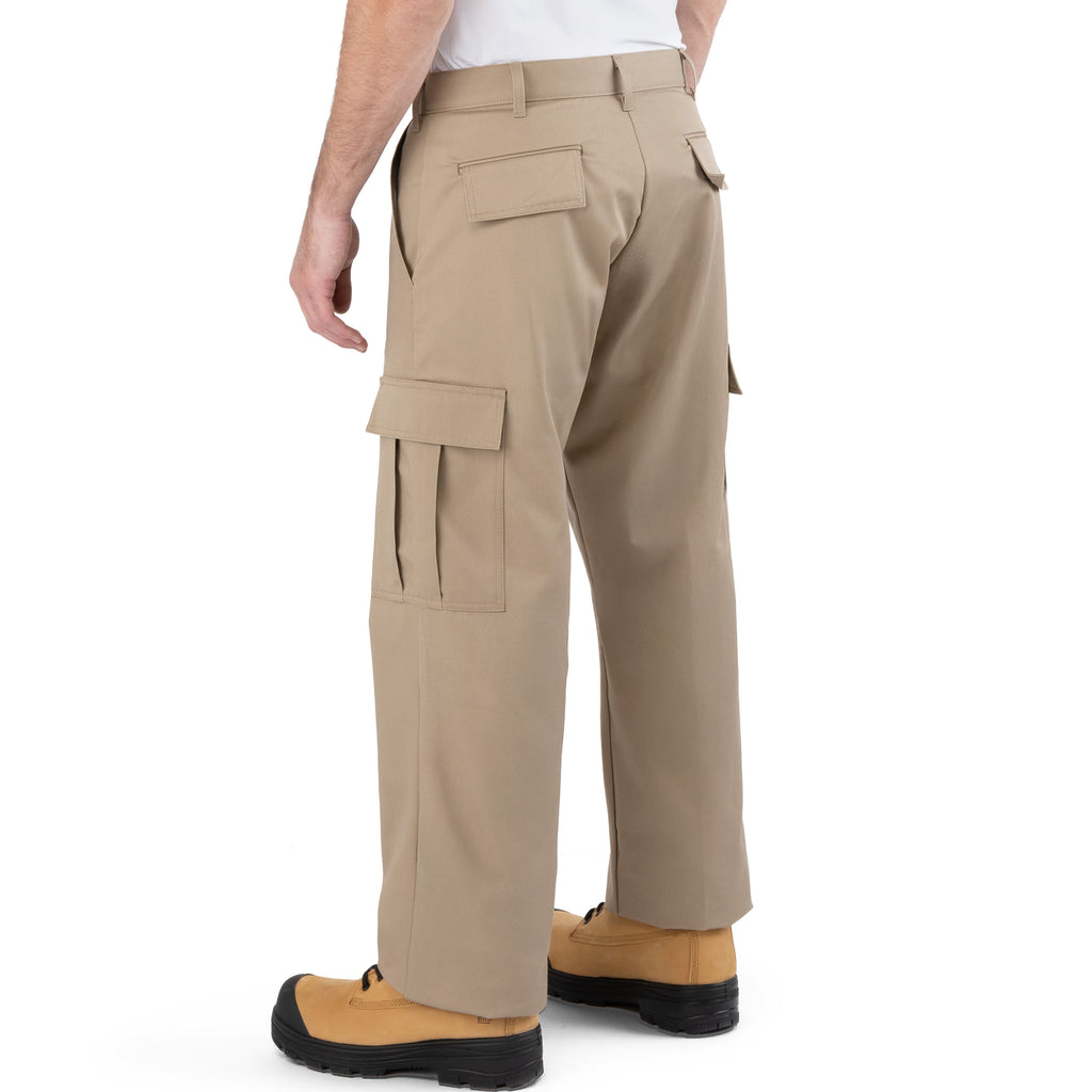 Relaxed Fit Wrinkle Free Cargo Pants