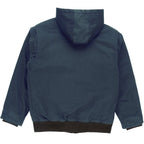 Quilted-Lined Duck Hooded Jacket
