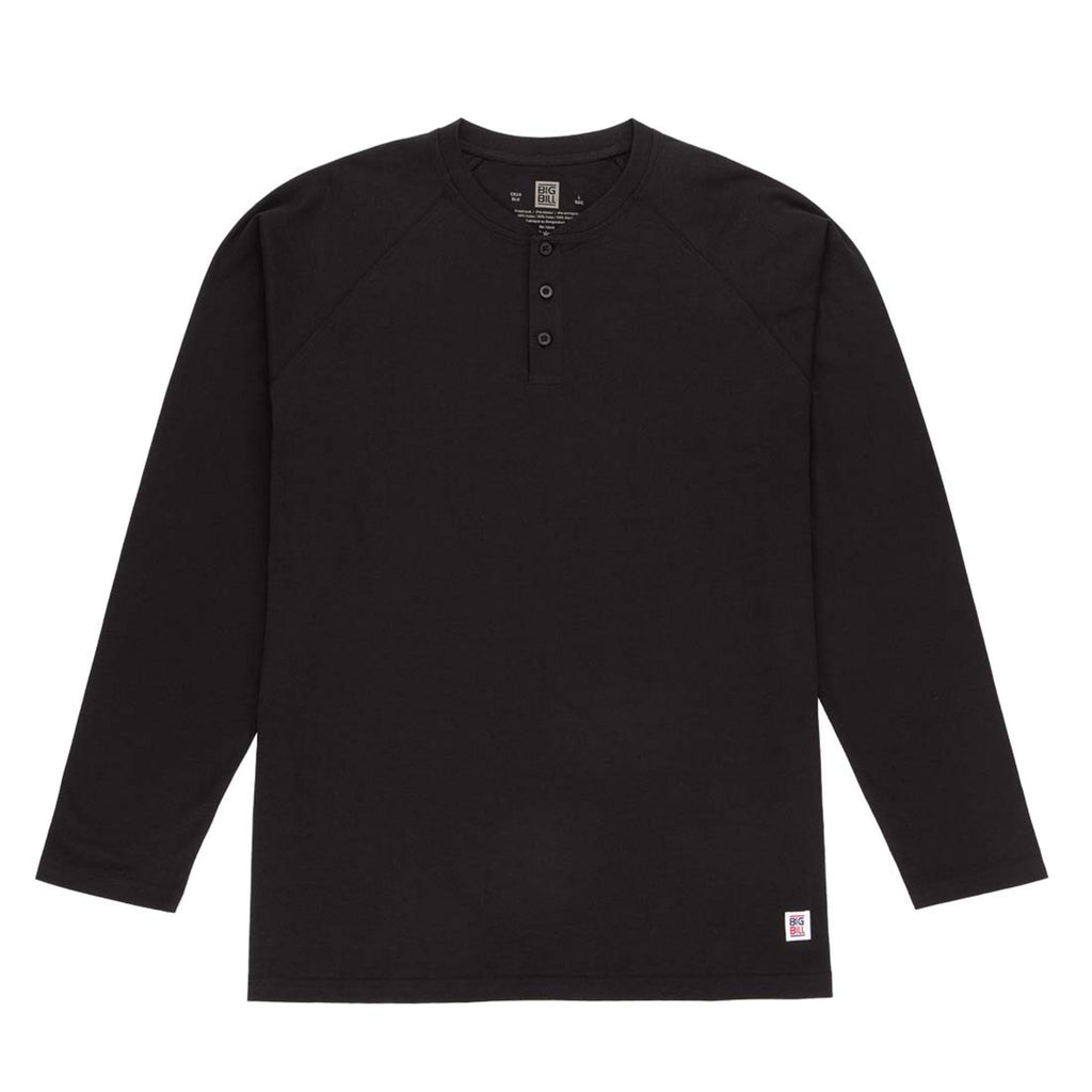 BIG BILL® Heavyweight Long Sleeve Henley T-shirt
