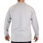 BIG BILL® Heavyweight Long Sleeve Henley T-shirt
