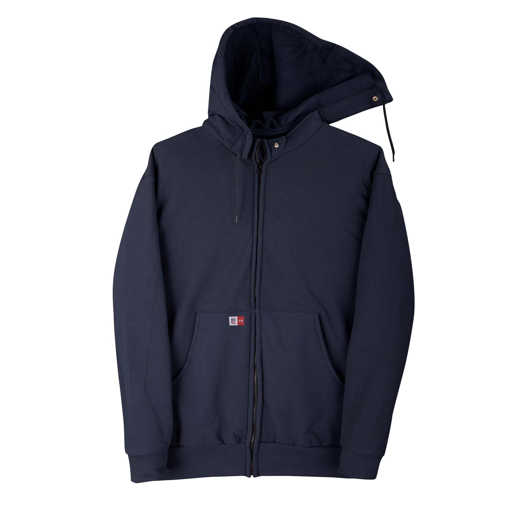 FR Zip-Front Sweatshirt with Detachable Hood – Big Bill