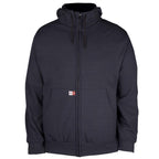 FR Wind Resistant Zip-Front Sweatshirt with Detachable Hood