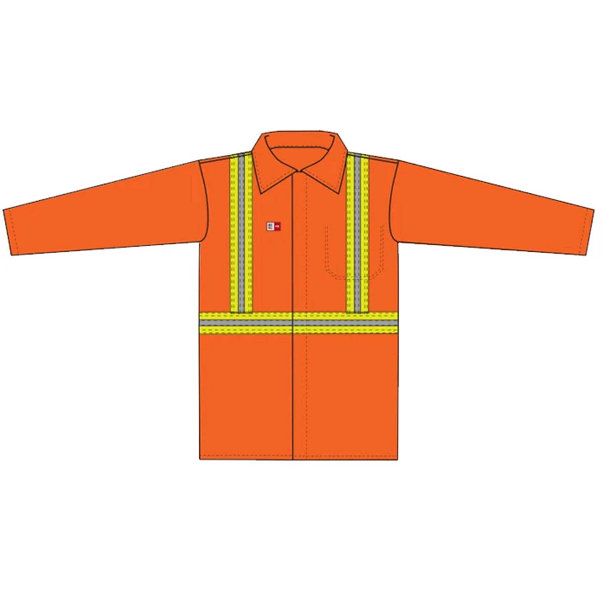 High Visibility FR Lab Coat