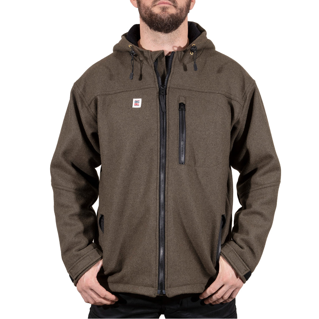 Hooded Merino Wool Jacket