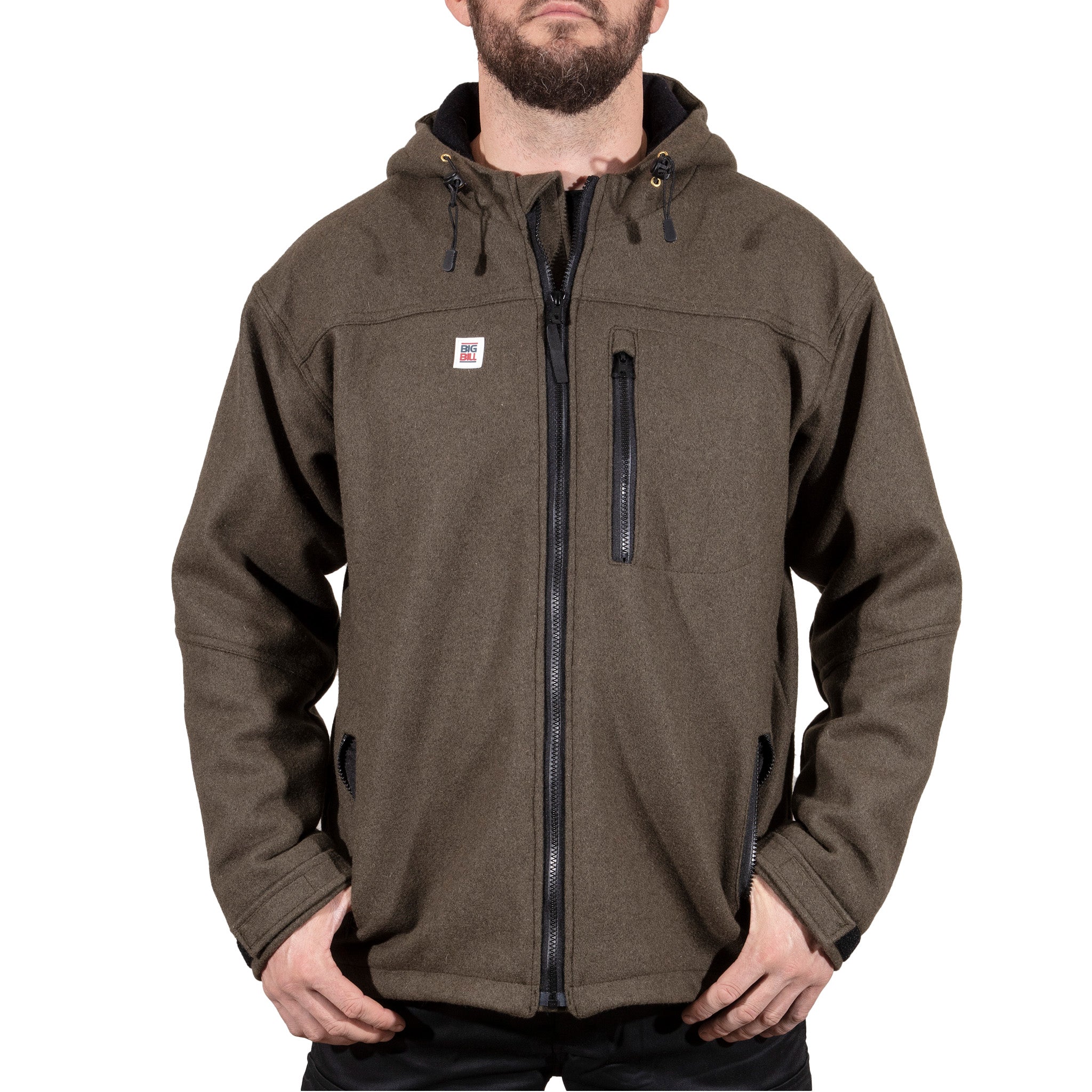 Hooded Merino Wool Jacket