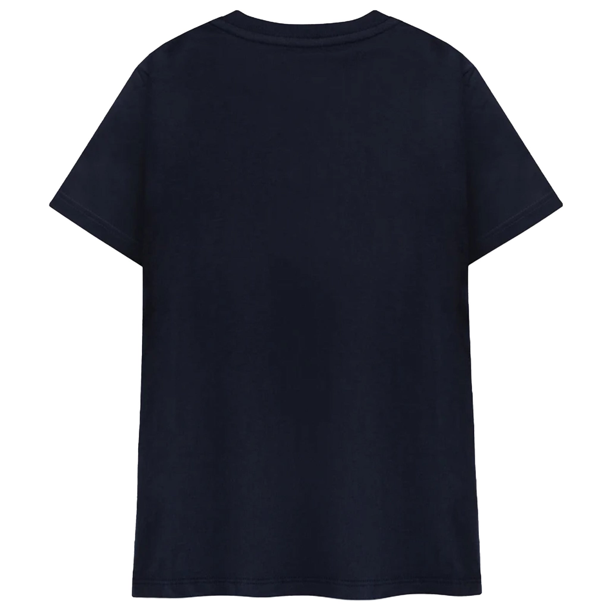 Navy T-Shirt with Colored Pocket
