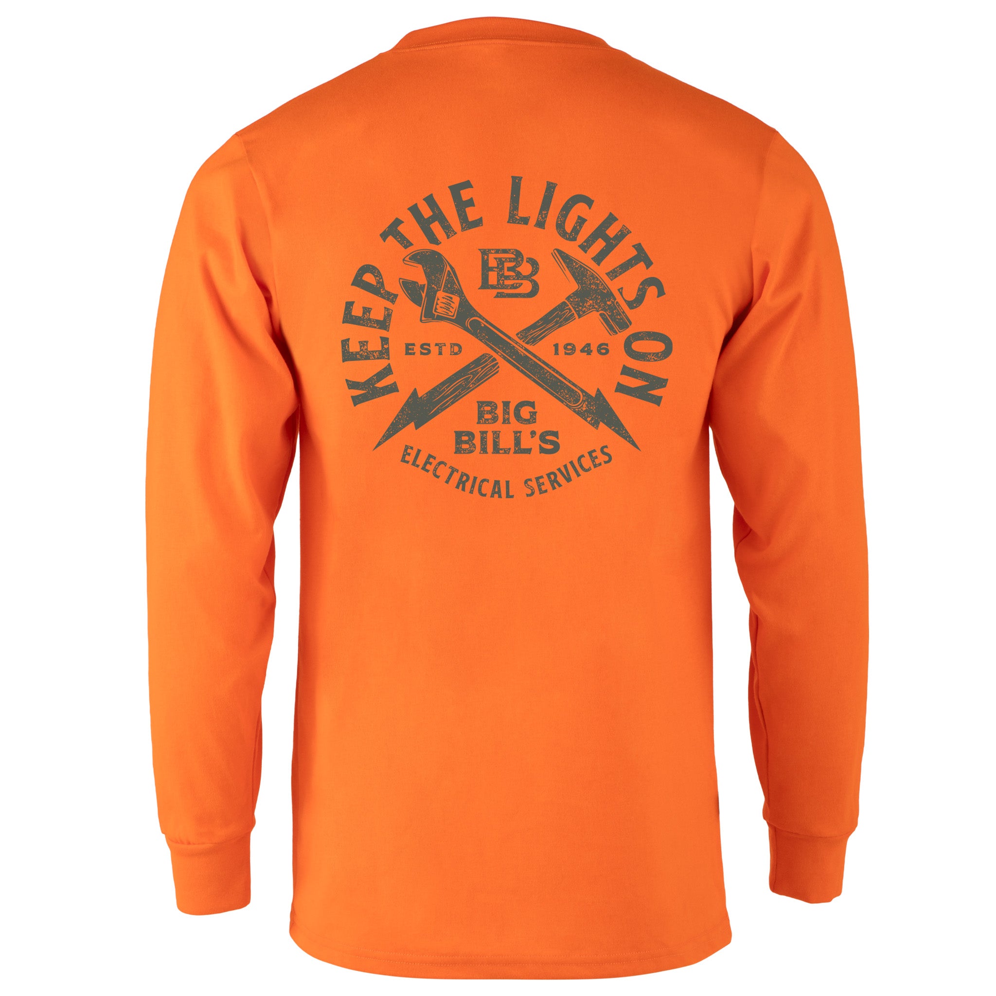 Lightweight Electrical Graphic Crewneck Sweatshirt