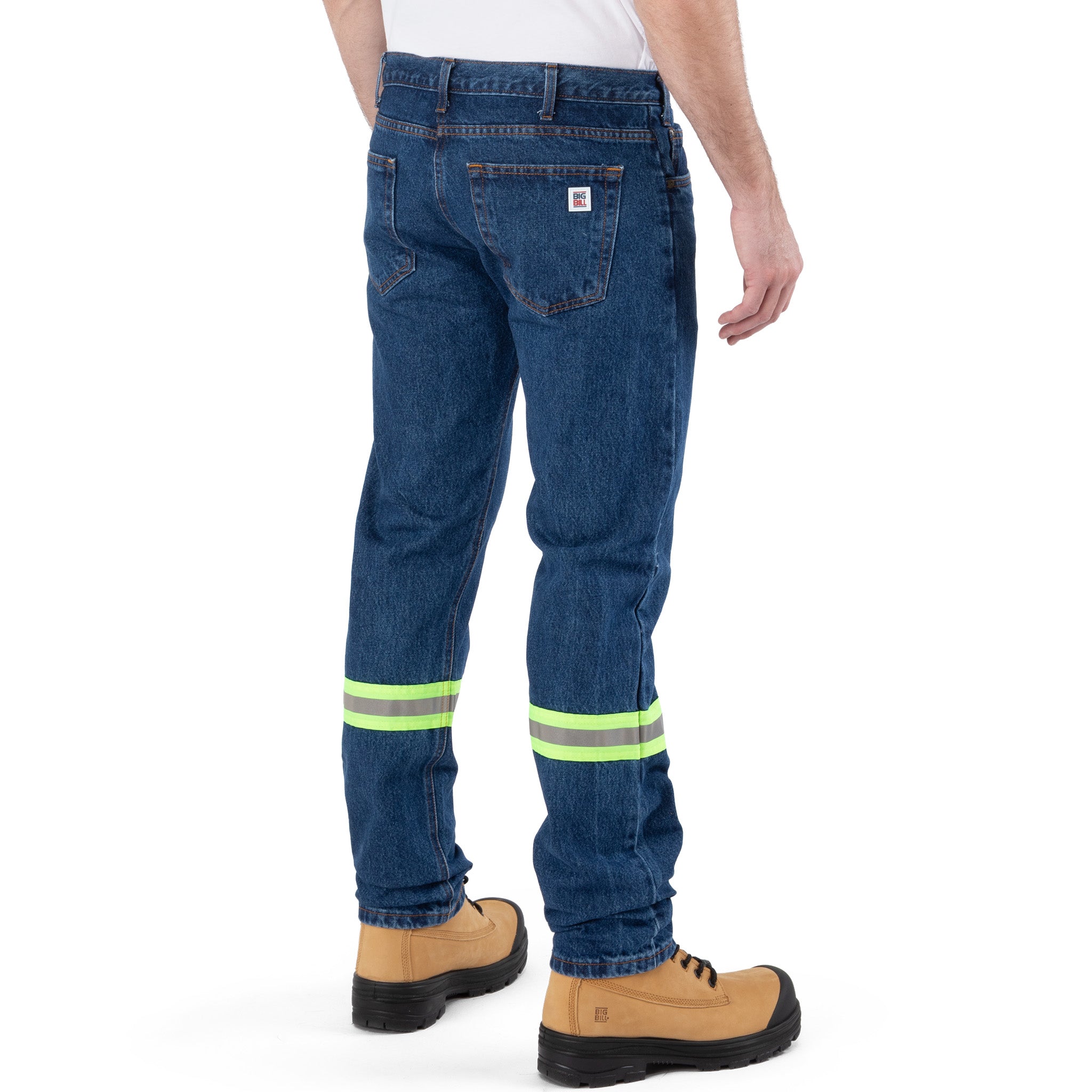 Regular Fit 5-Pocket Denim Jeans with Reflective Tape