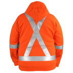Hi-Viz Wind Resistant Zip-Front Sweatshirt with Detachable Hood
