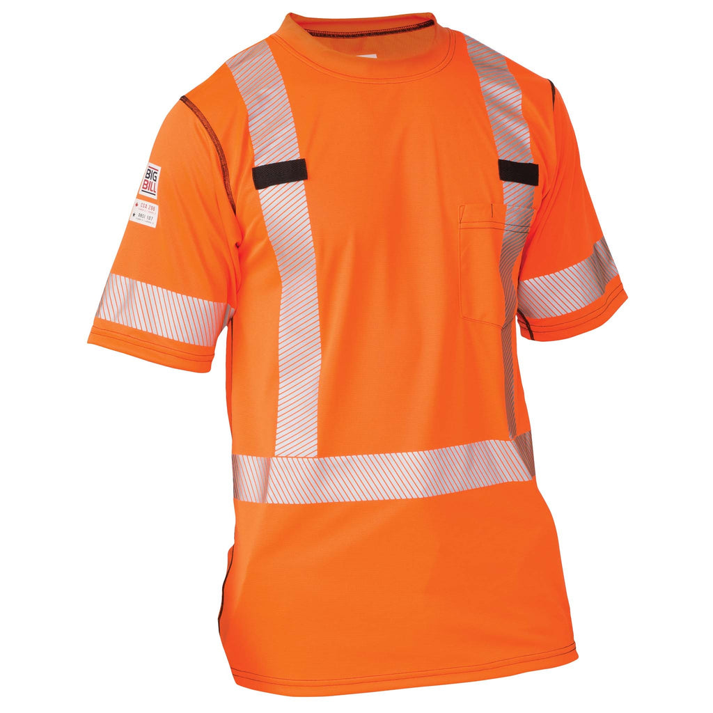 High Visibility Short-Sleeve Athletic Performance T-shirt