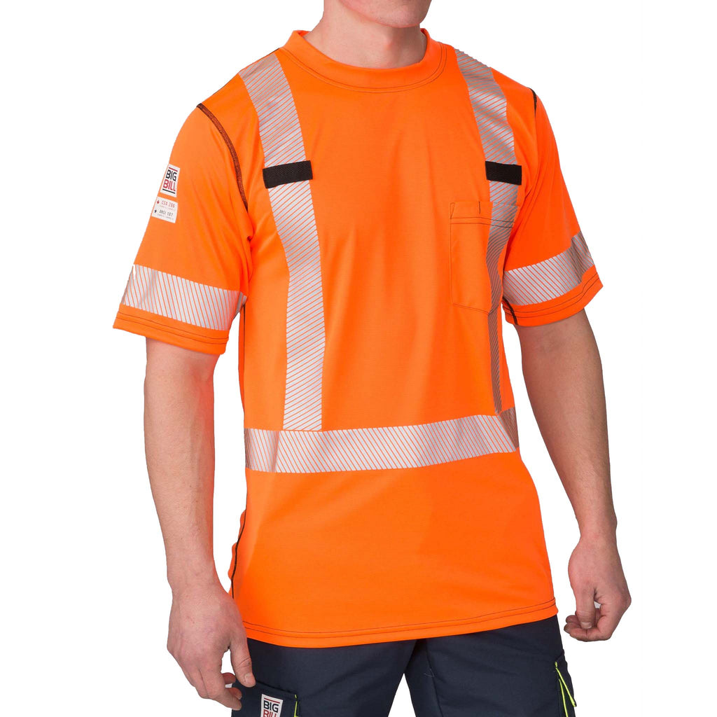 High Visibility Short-Sleeve Athletic Performance T-shirt